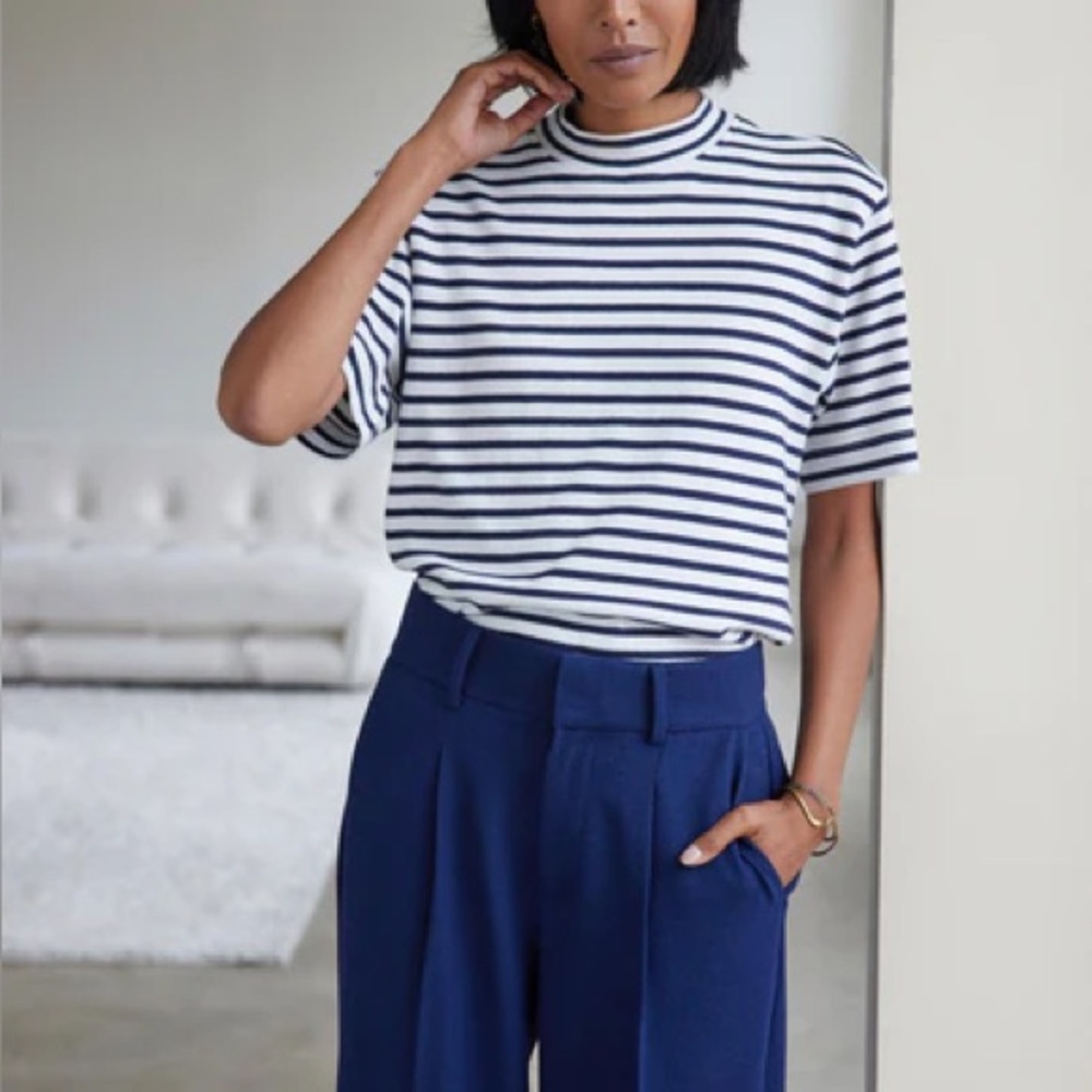 AYR The Starboard Weekend Jaunt Stripe in City Sky XS